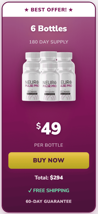 neuropulse pro 6 bottles price